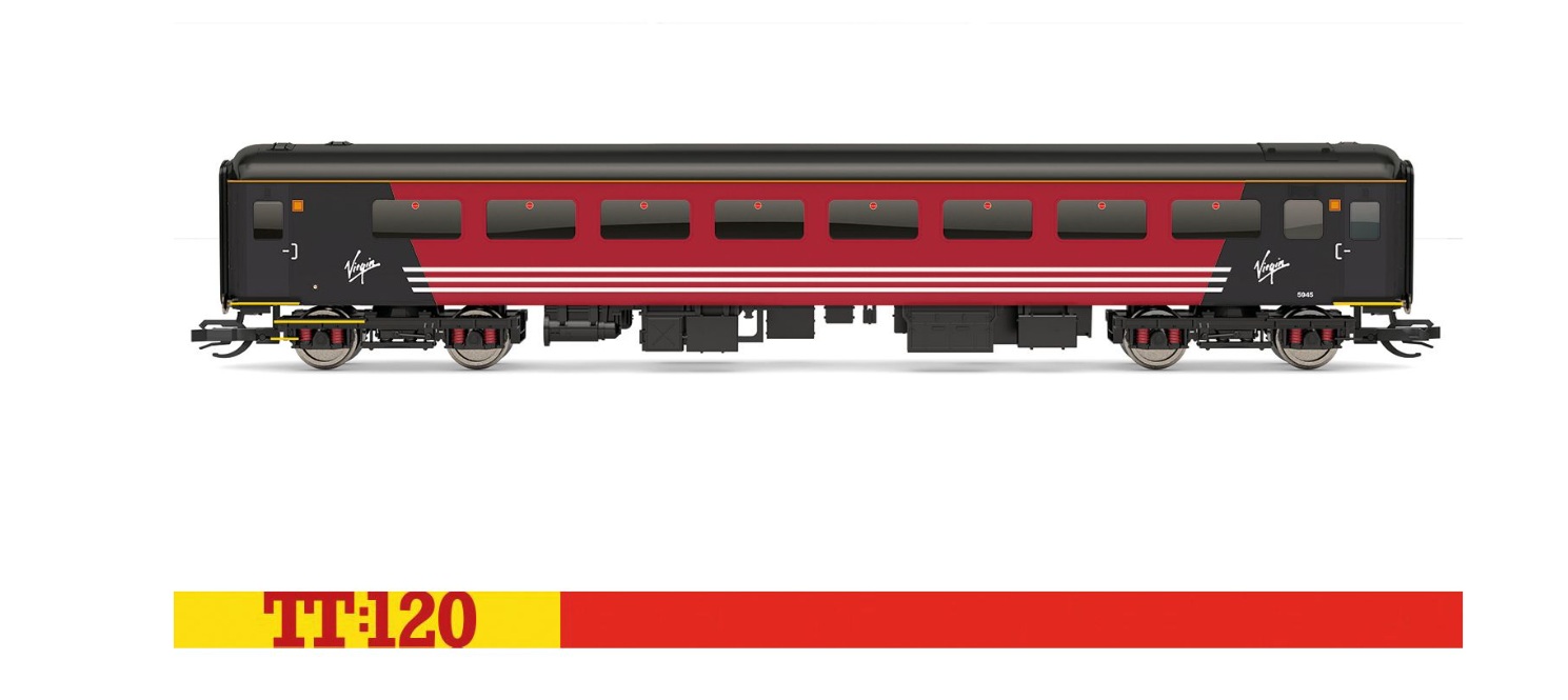 Hornby TT4086 - TT - Personenwagen Mk2F SO, Virgin, Ep. IV